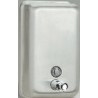 Dosificador vertical INOX de jabón - 1 litro