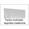 Techo inclinado melamina