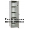 Estante metálico extra taquillas