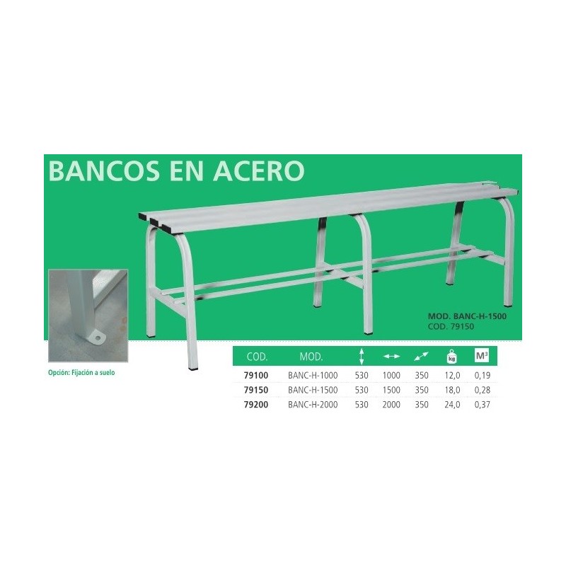 Banco de acero