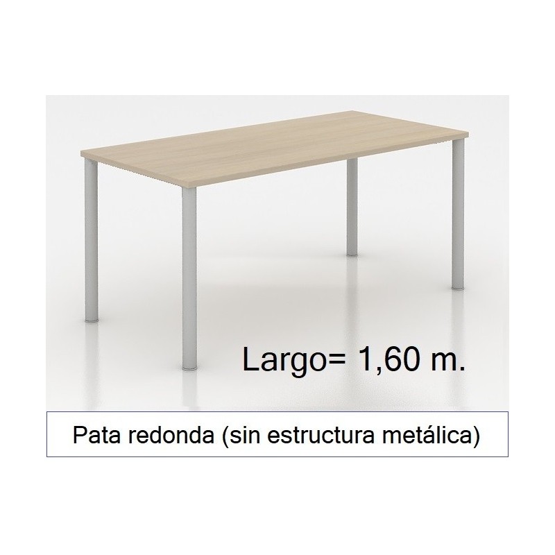 Mesa MODI-1600 patas redondas