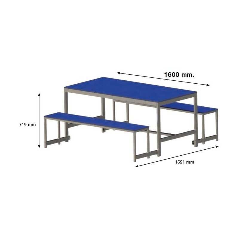 Mesa MELAMINA COMEDOR-1600