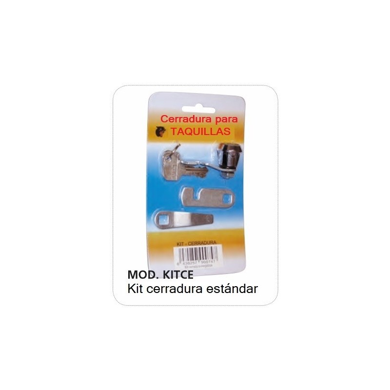 Kit cerradura taquillas