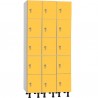 Taquillas melamina 5 puertas 3 cuerpos