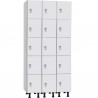 Taquillas melamina 5 puertas 3 cuerpos