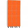 Taquillas melamina 5 puertas 3 cuerpos