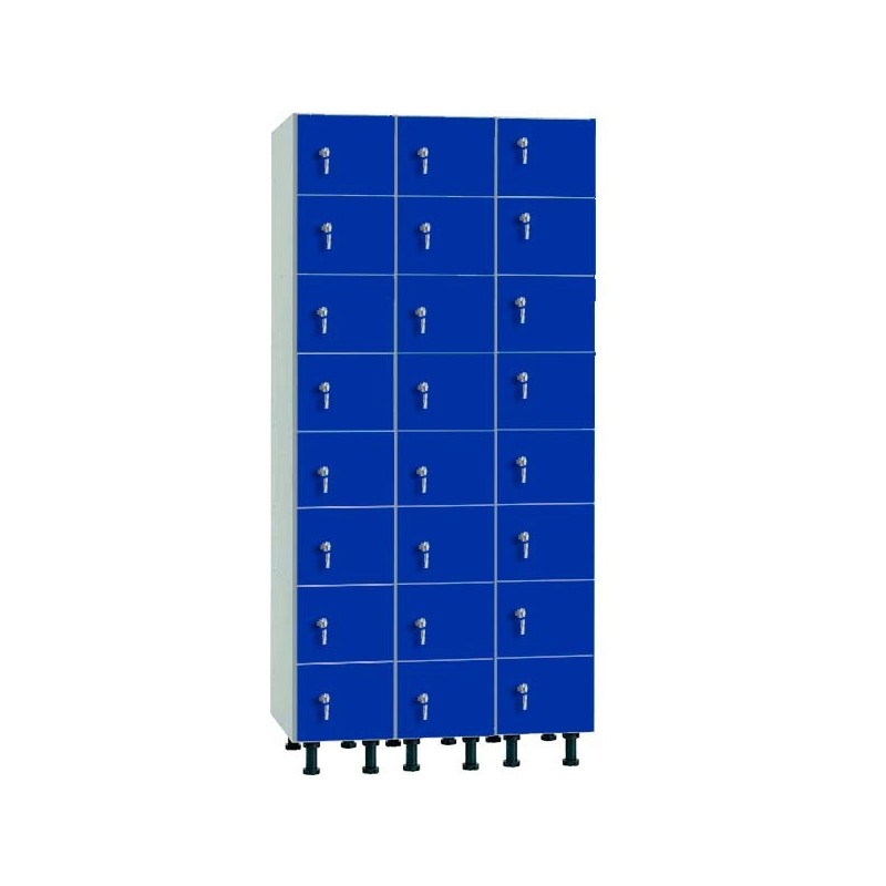 Taquillas melamina 8 puertas 3 cuerpos Taquillas melamina 8 puertas 3 cuerpos