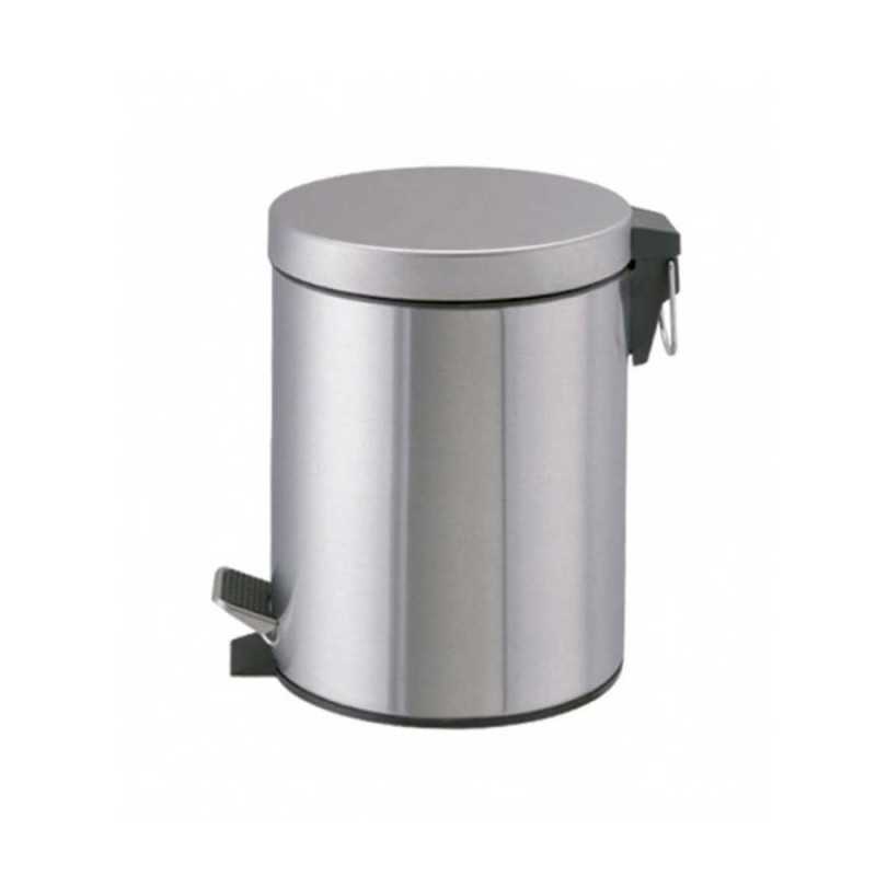 Papelera con tapa y pedal INOX, 5 L / 12 L / 20 L