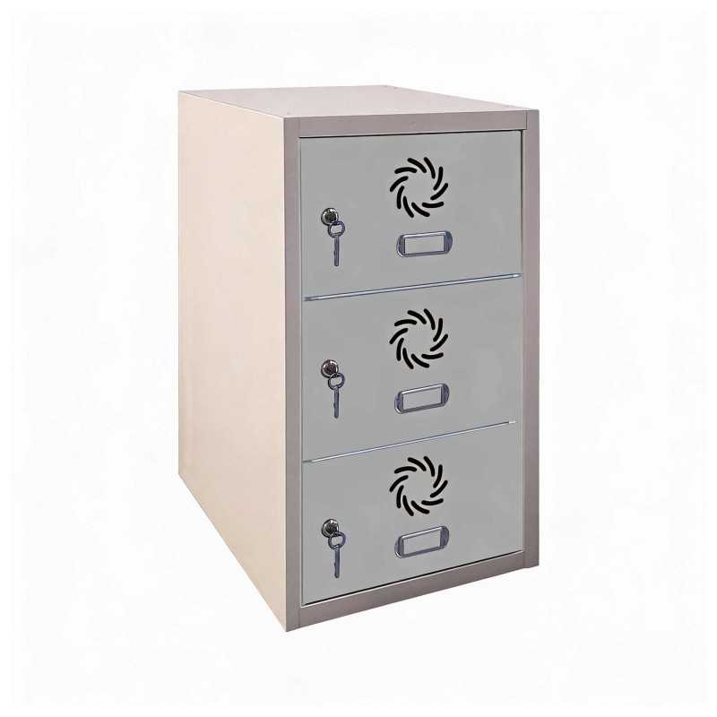 Consigna metálica 3 puertas...