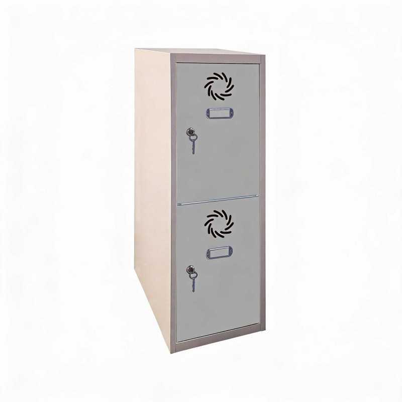 Consigna metálica 2 puertas 93x30x40