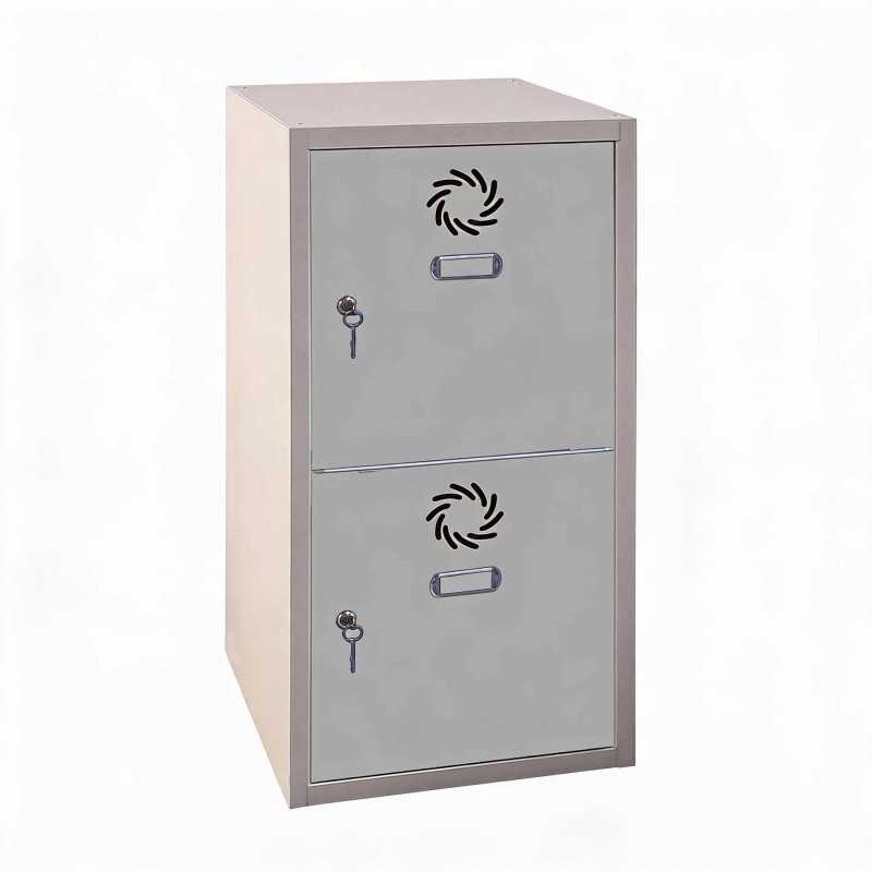 Consigna metálica 2 puertas 93x40x40