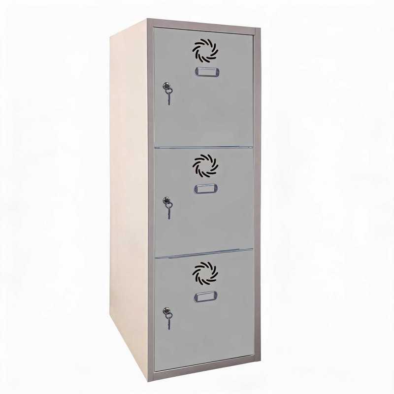 Consigna metálica 3 puertas 135x40x40