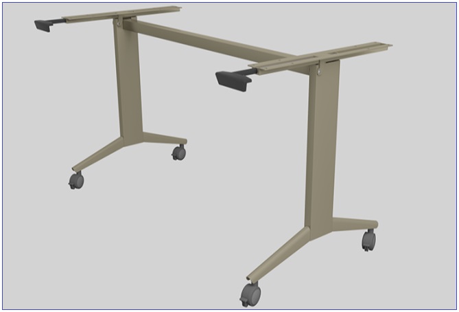 Estructura metálica de acero para modelo FEDEREV.