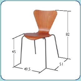 Dimensiones silla Bera