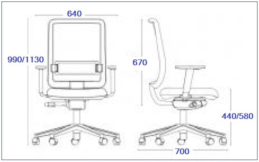 Silla Bern medidas